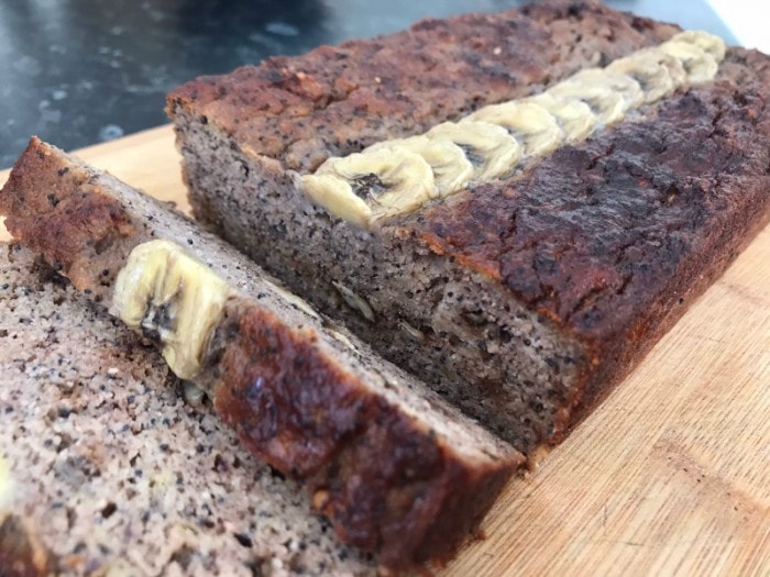 banana bread with poppy seeds